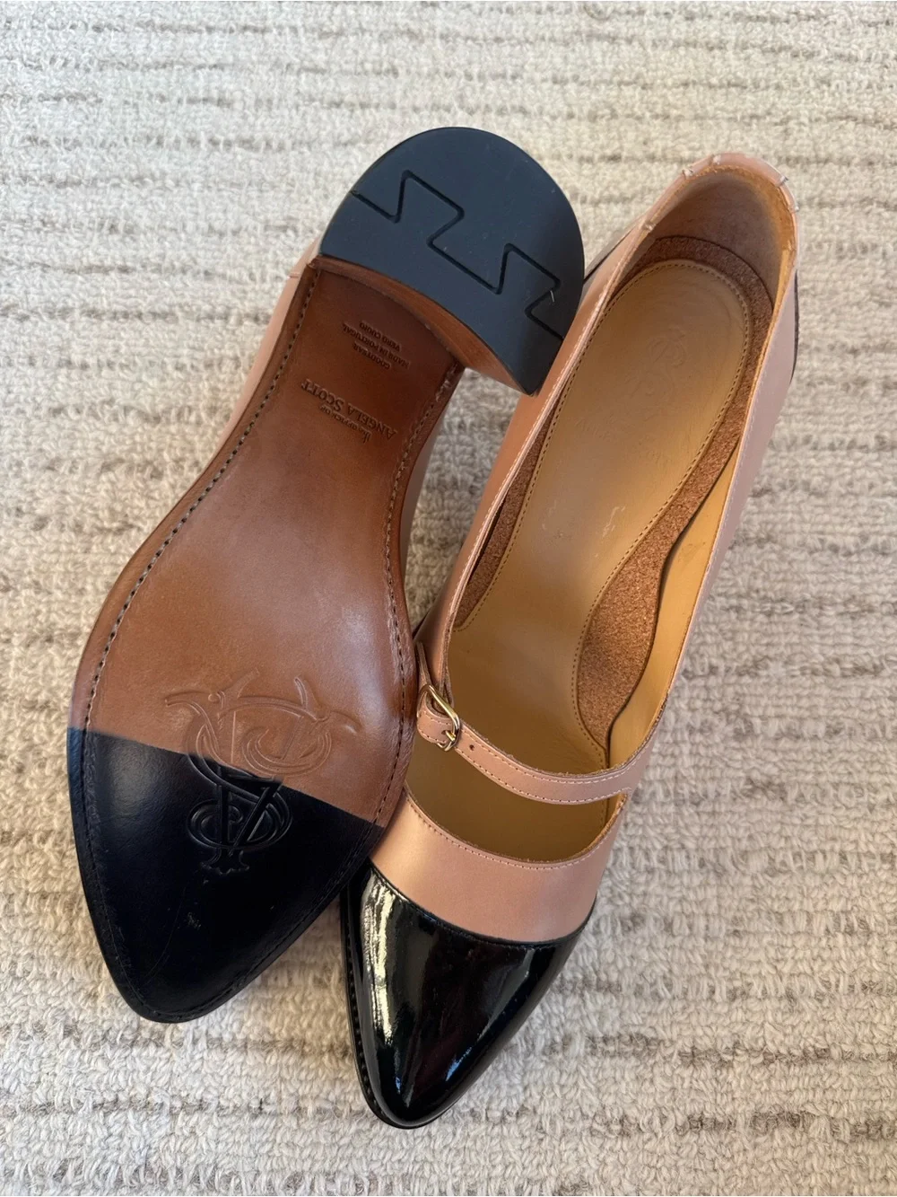 The Office of Angela Scott Miss Eliza Cap Toe Mary Jane Pump